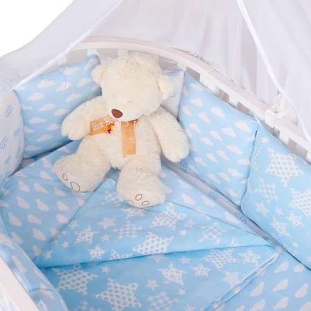 Комплект постельного белья Amarobaby Небо 4предмета Голубой