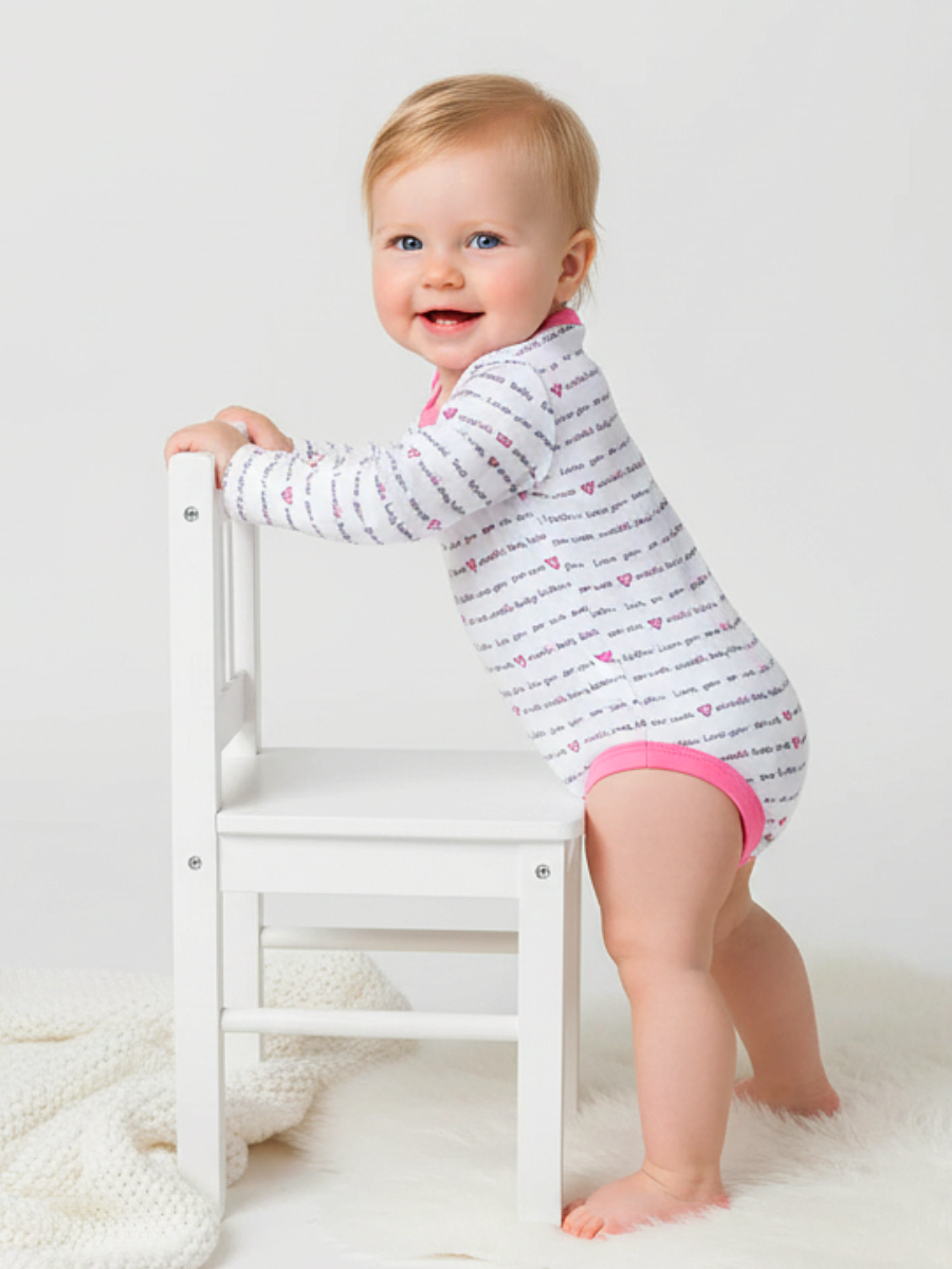 Боди Linas baby 1314-9 Белый - фото 4