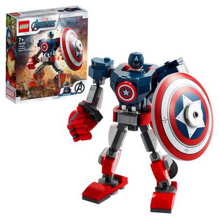 Конструктор LEGO Marvel Super Heroes Капитан Америка Робот блочный