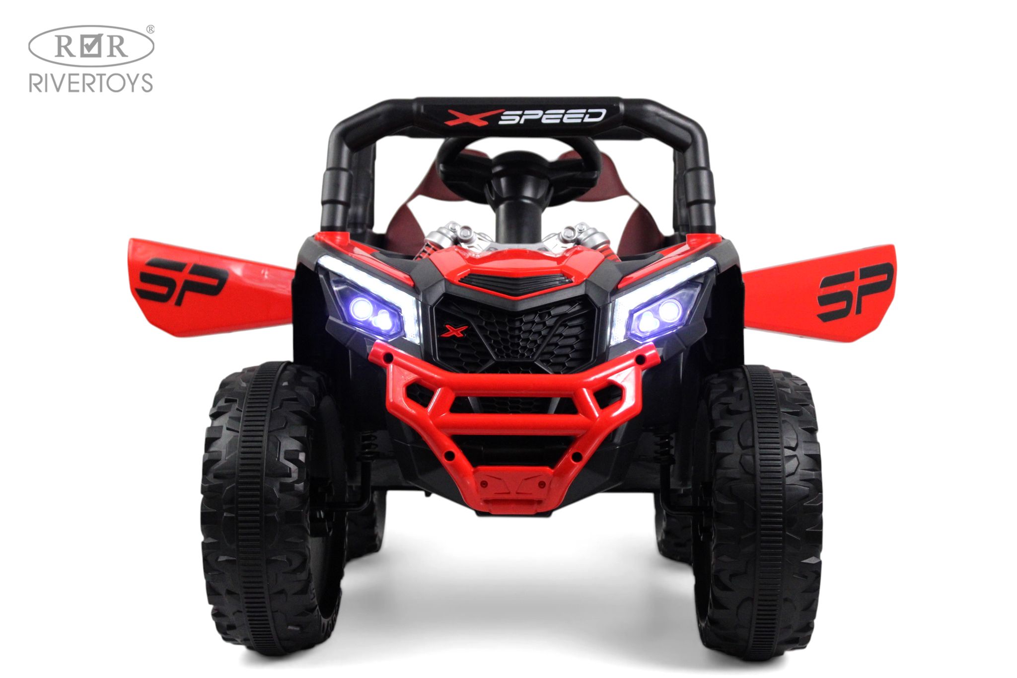 Электромобиль RIVERTOYS М303БХ-RED С пультом ДУ - фото 11
