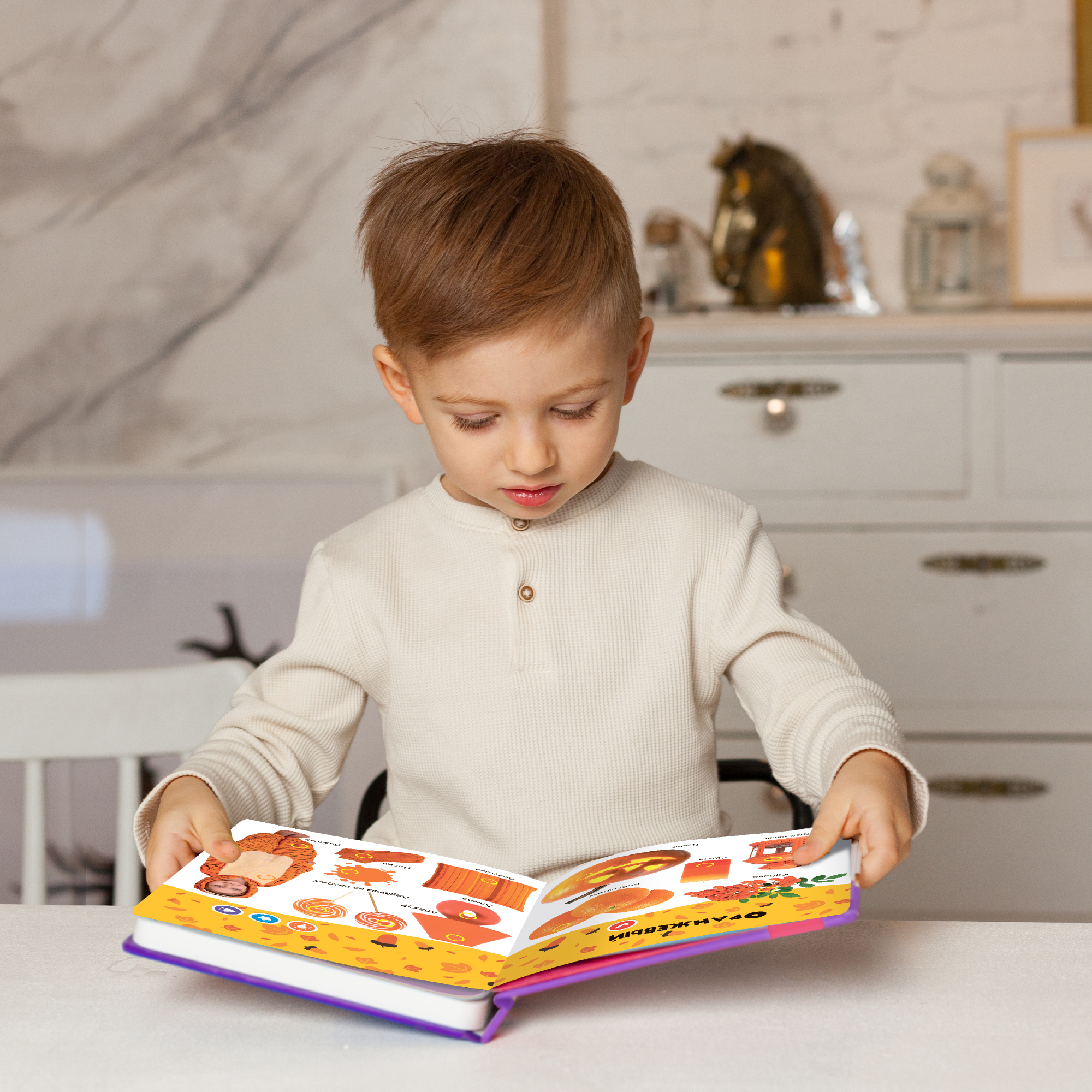 Книга BertToys электронная говорящая интерактивная Нажималка Цвета - фото 16