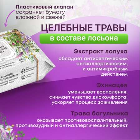 Влажные салфетки FRESHLAND 4 упак. 80 шт.