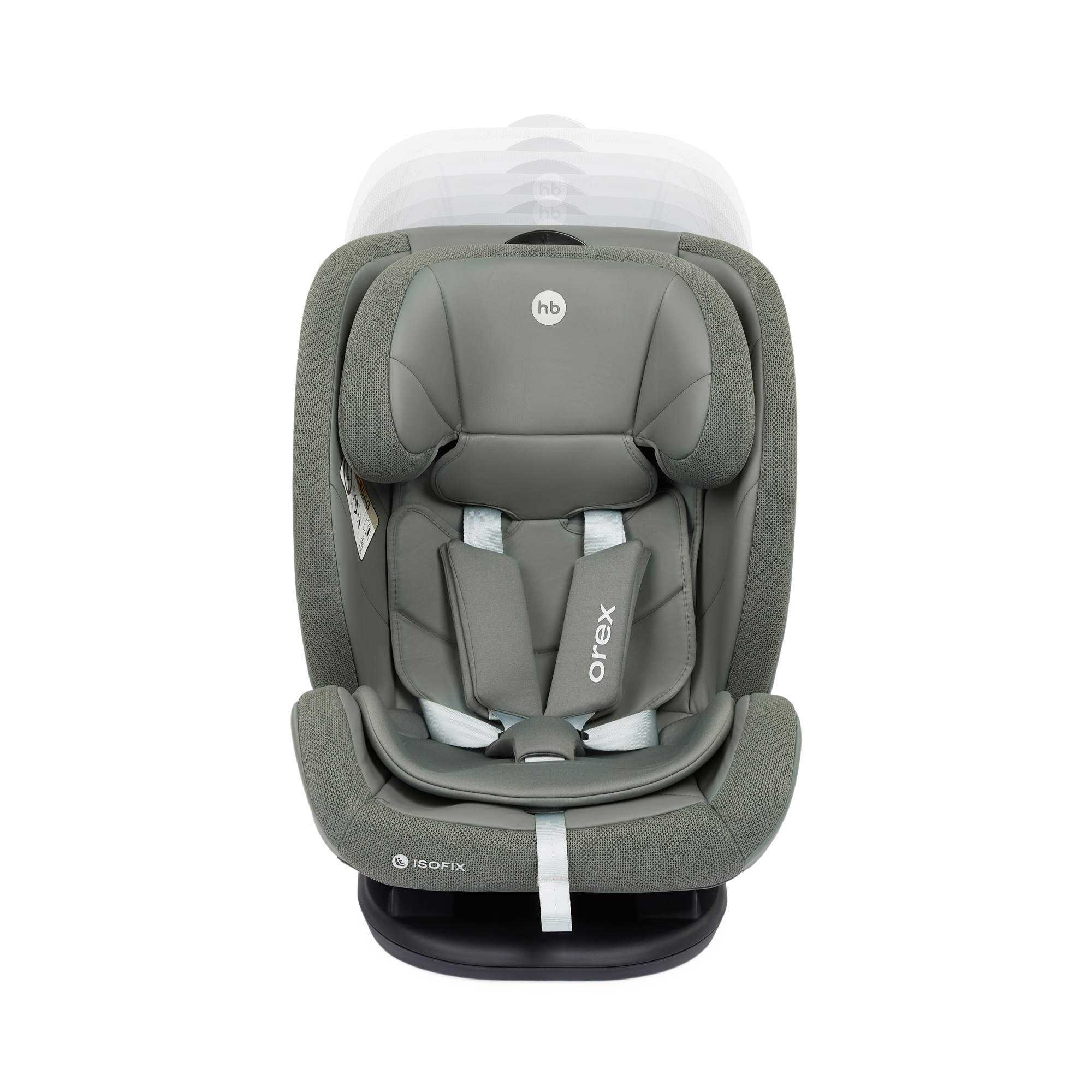Автокресло Happy Baby Orex Isofix 0+/1/2/3 (0-36 кг) - фото 21