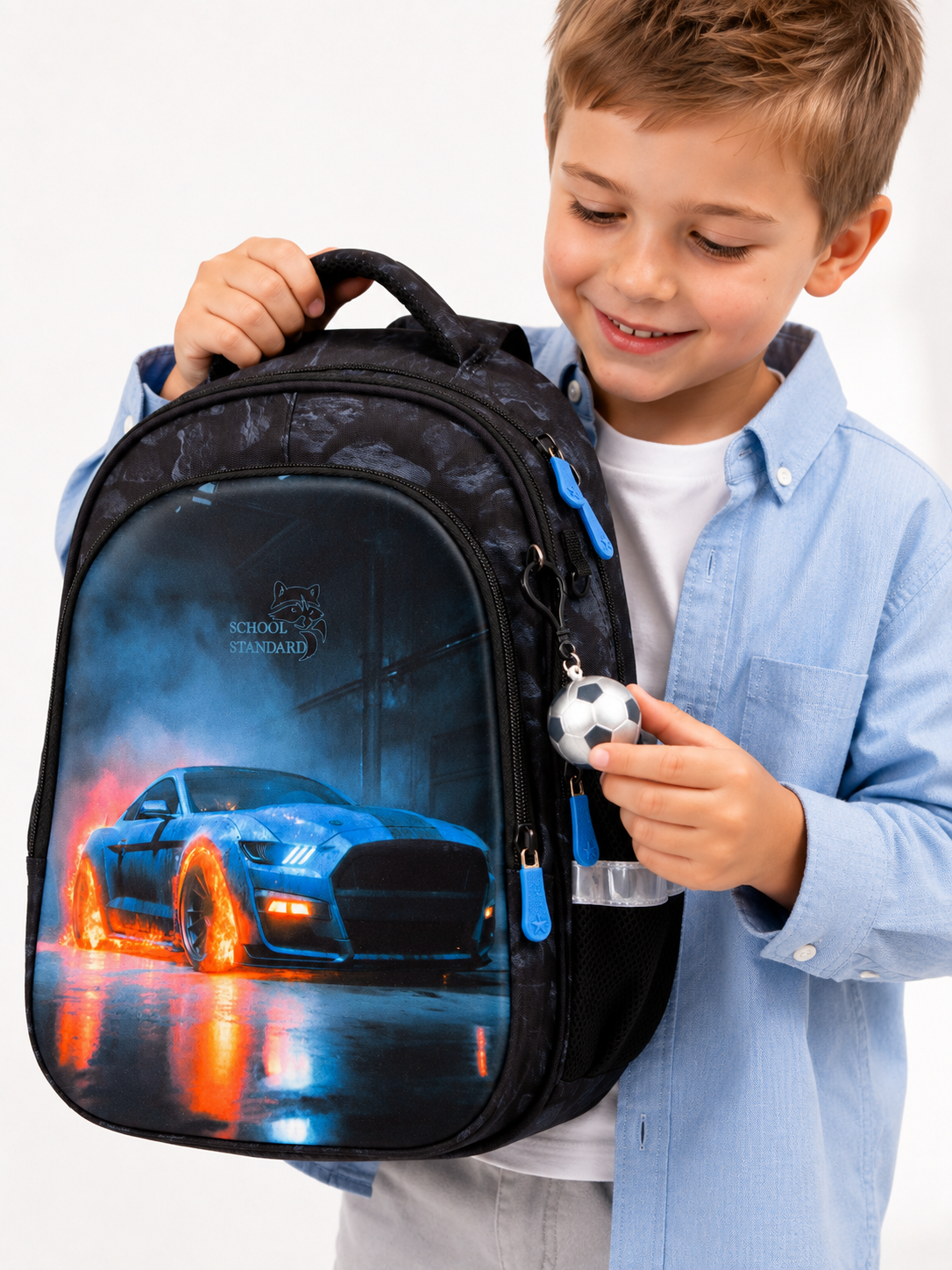 Рюкзак School Standard школьный для мальчика+брелок - фото 5
