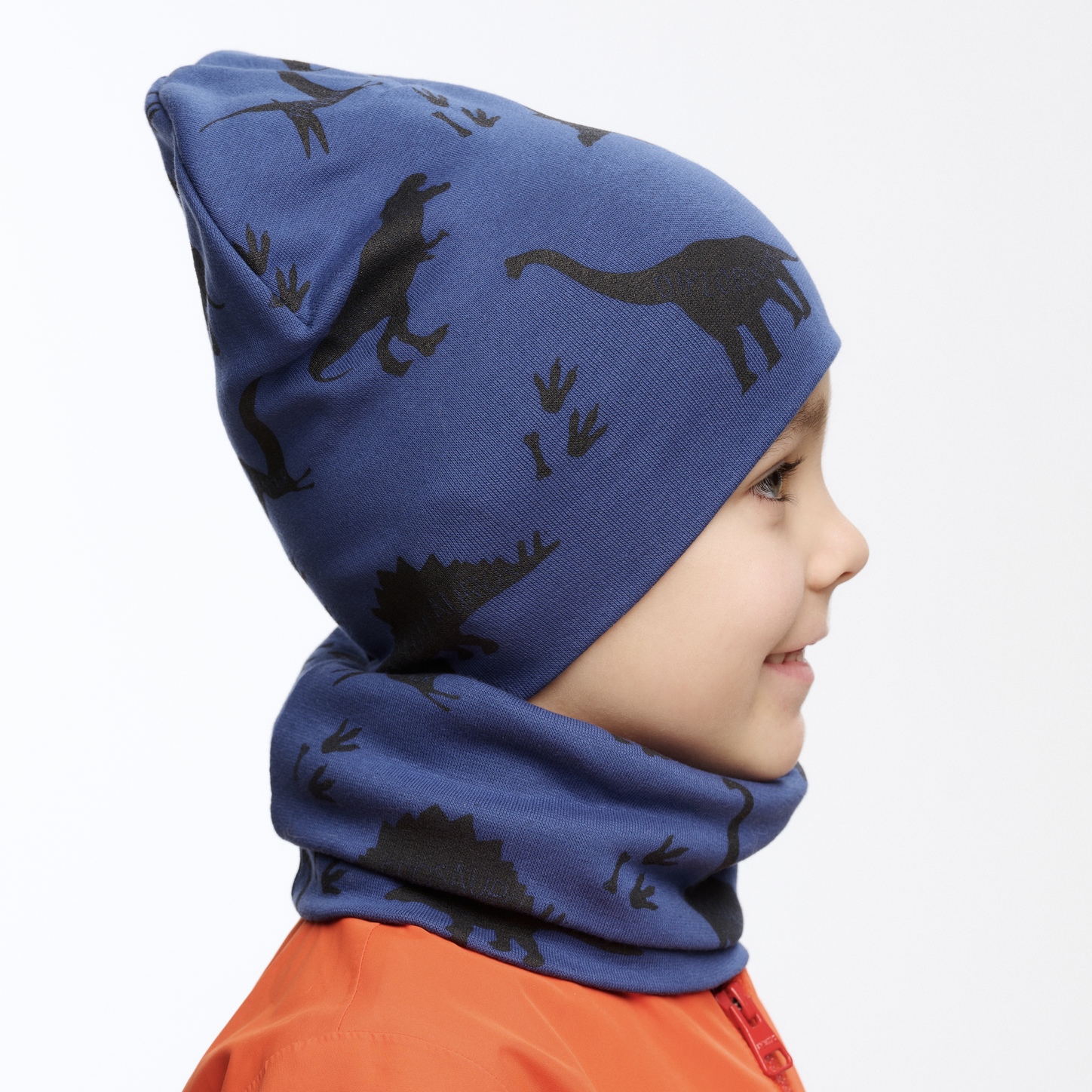Шапка и снуд KUBRIO KU-H-20-Dinos-Dblue - фото 5
