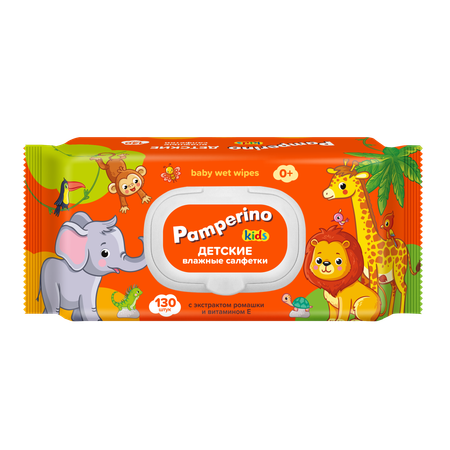 Влажные салфетки PAMPERINO 130 шт.