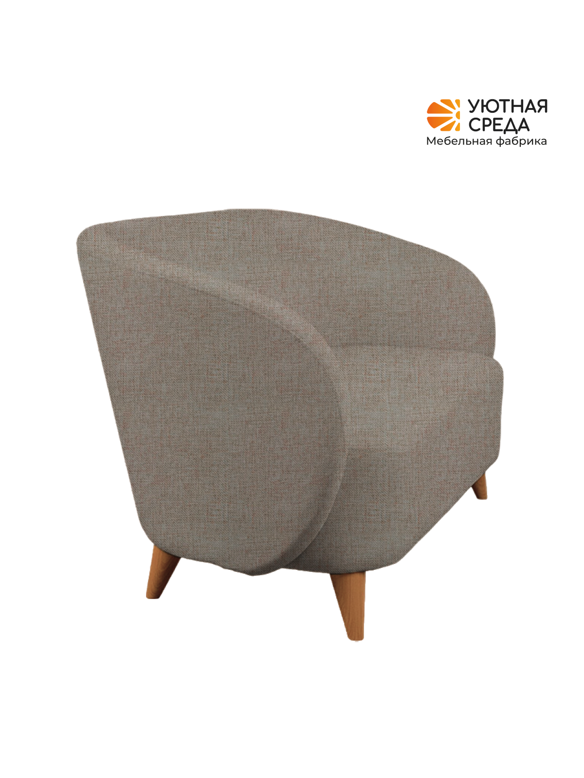 Диван Уютная среда темно-серая рогожка серый - фото 17