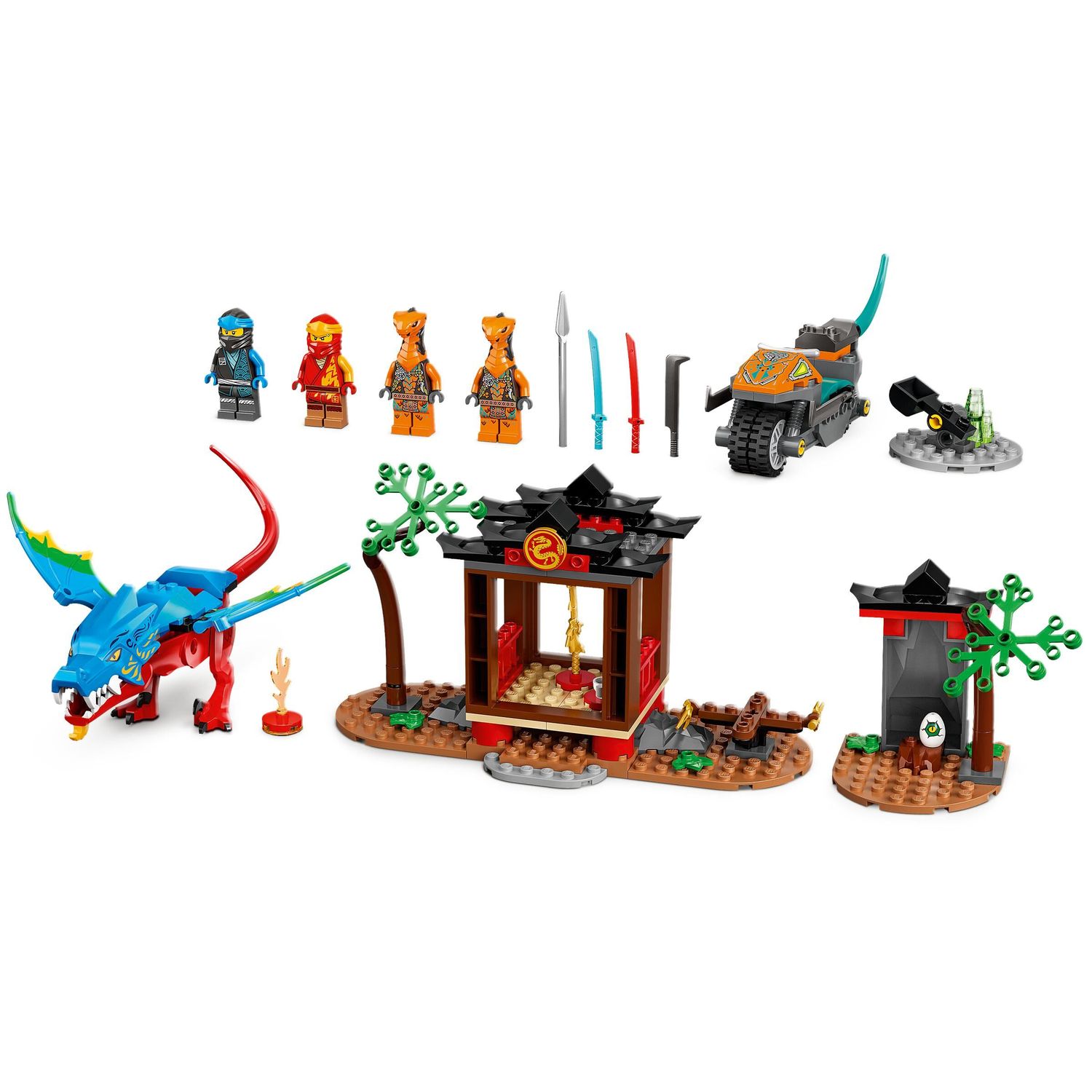 Конструктор LEGO NINJAGO Ninja Dragon Temple блочный - фото 3