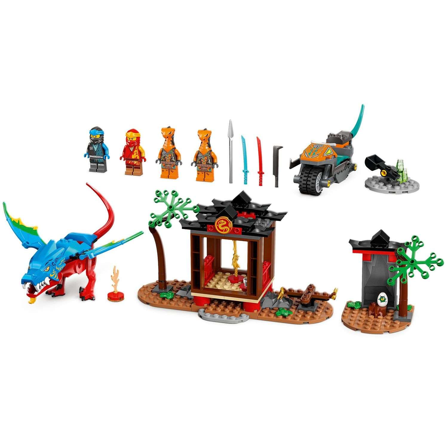 Конструктор LEGO NINJAGO Ninja Dragon Temple 161 дет. - фото 3