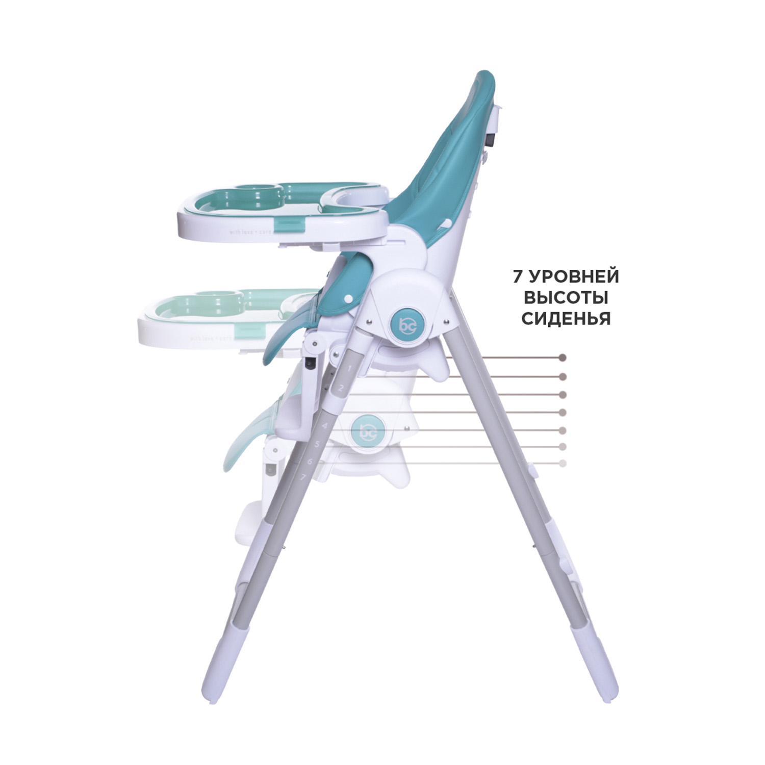 Стульчик для кормления BabyCare Peanut классический - фото 5