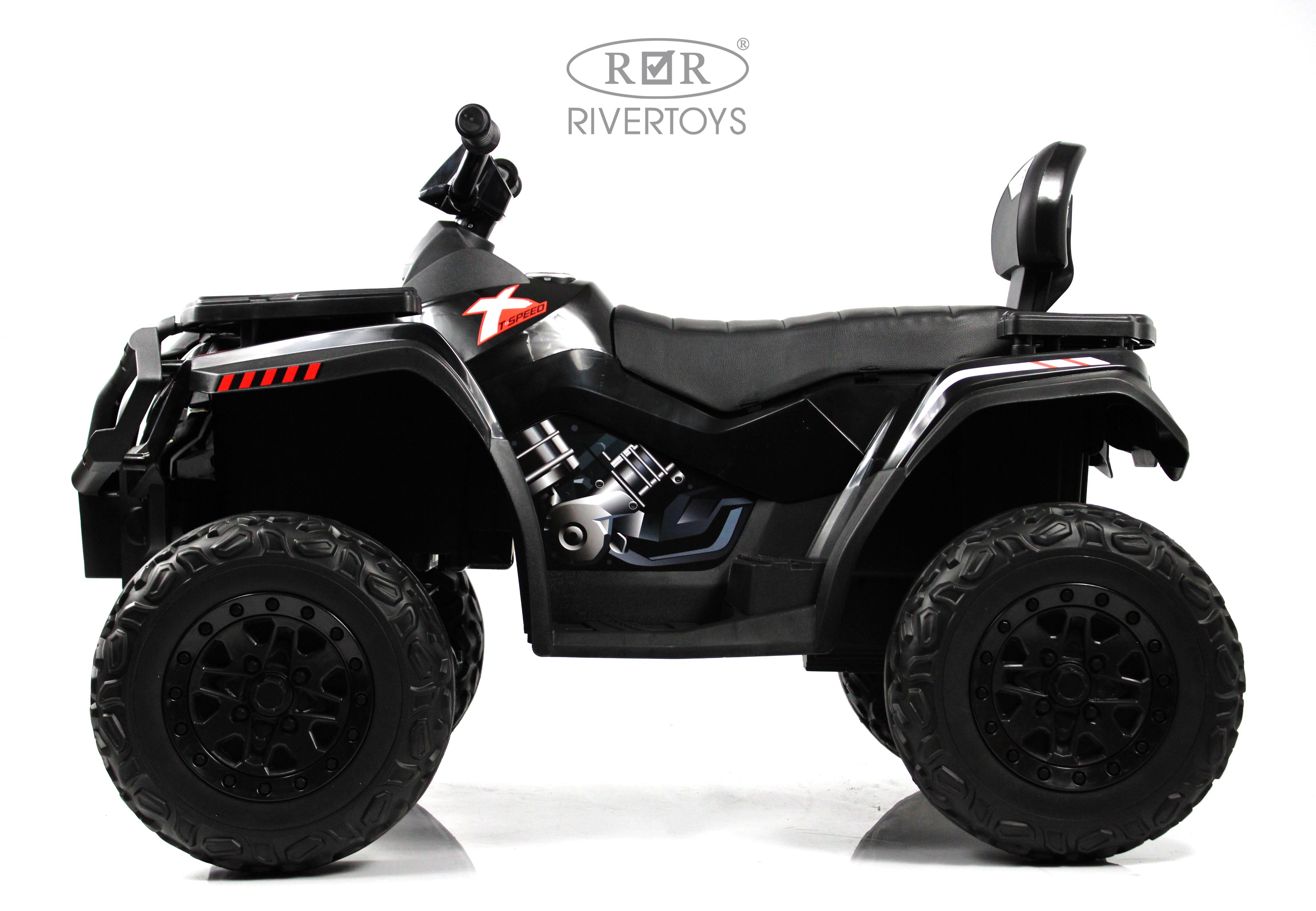Квадроцикл RIVERTOYS T001TT-BLACK С пультом ДУ - фото 9