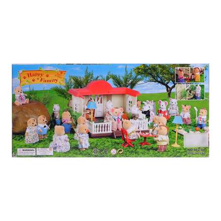 Домик для кукол Sima-Land с мебелью