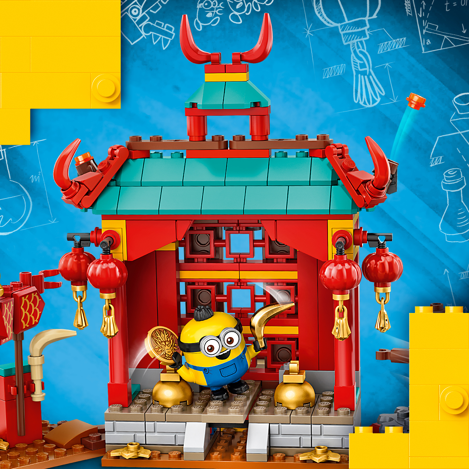 Конструктор LEGO Minions Бойцы кунг-фу блочный - фото 5