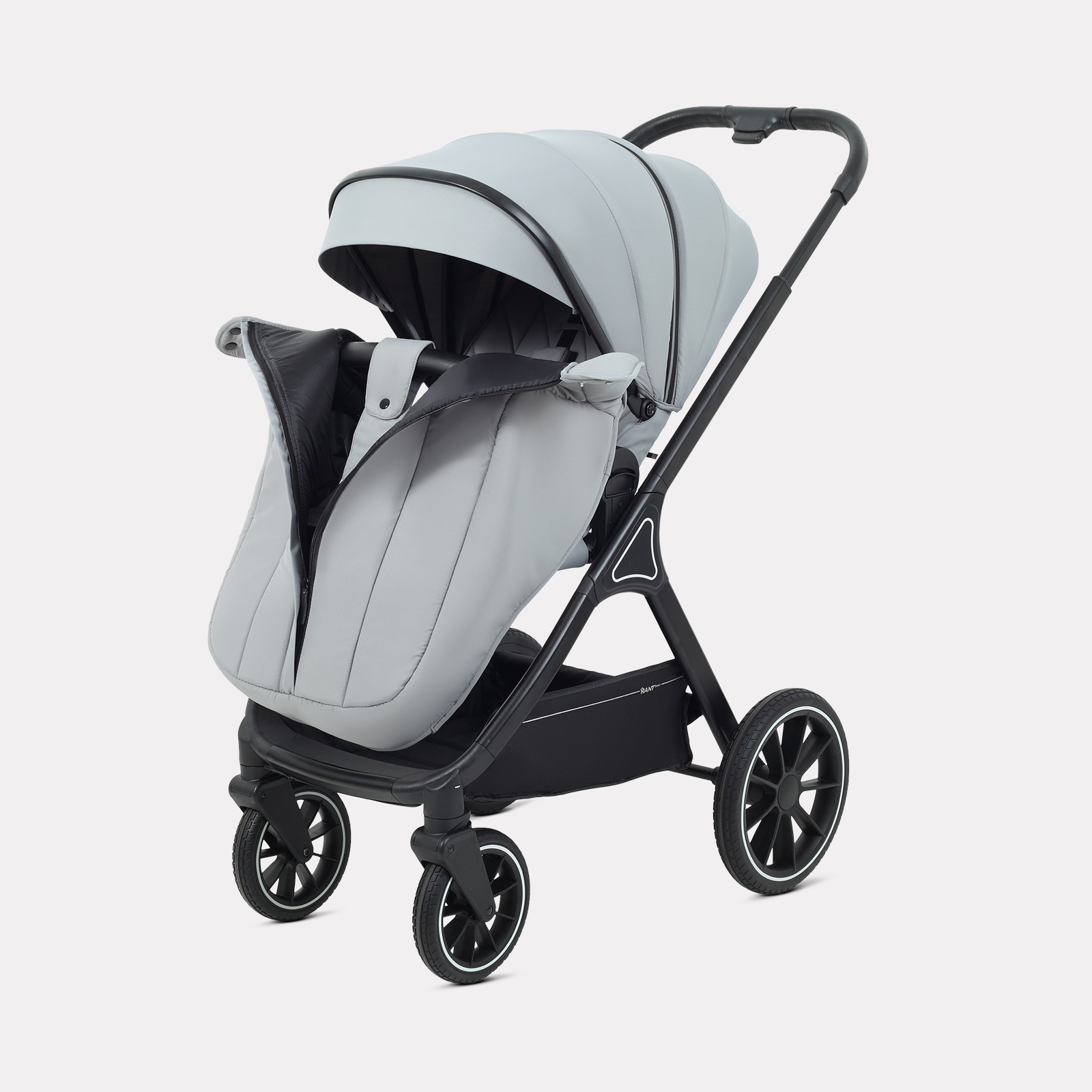 Коляска 2в1 Rant Basic Terra 2в1 серый - фото 8