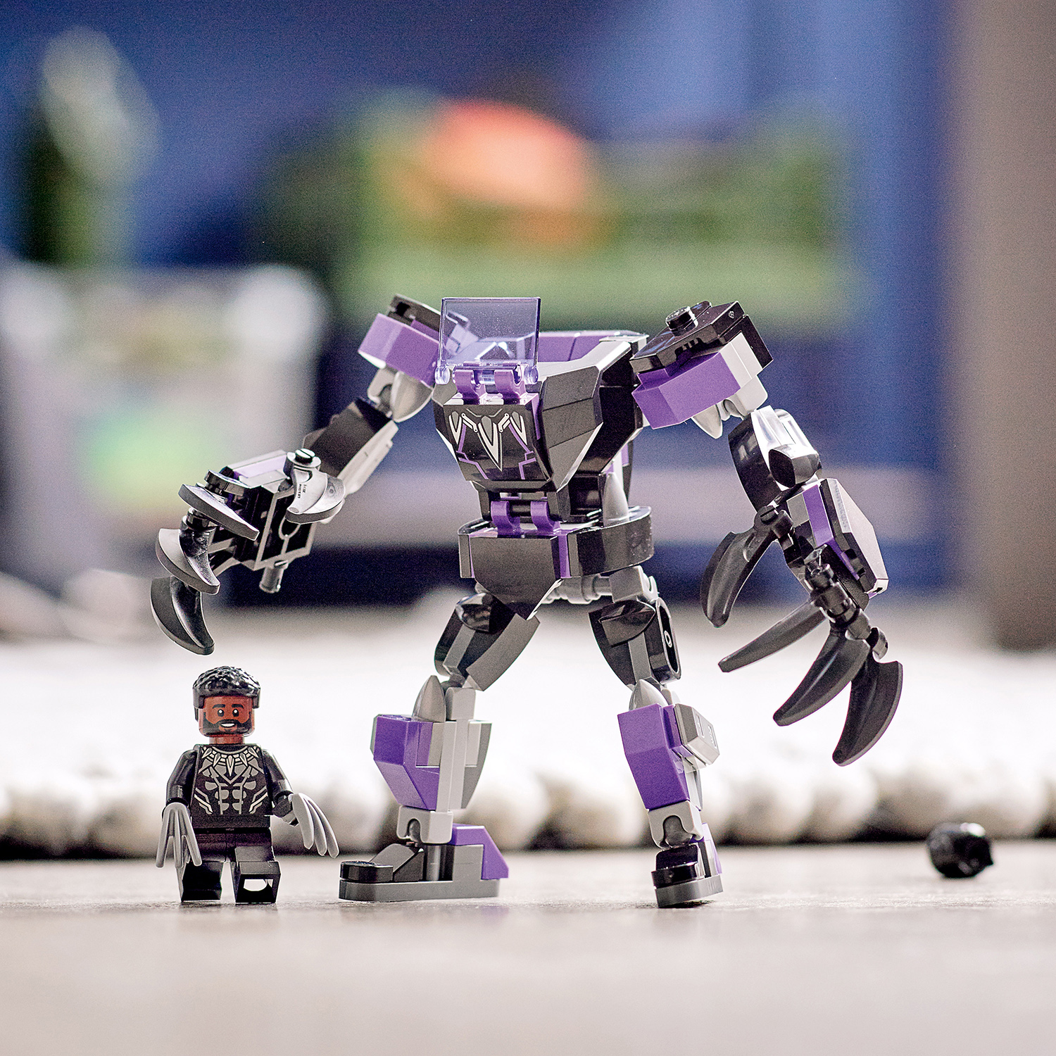 Конструктор LEGO Marvel Super Heroes Black Panther Mech Armor 124 дет. - фото 8