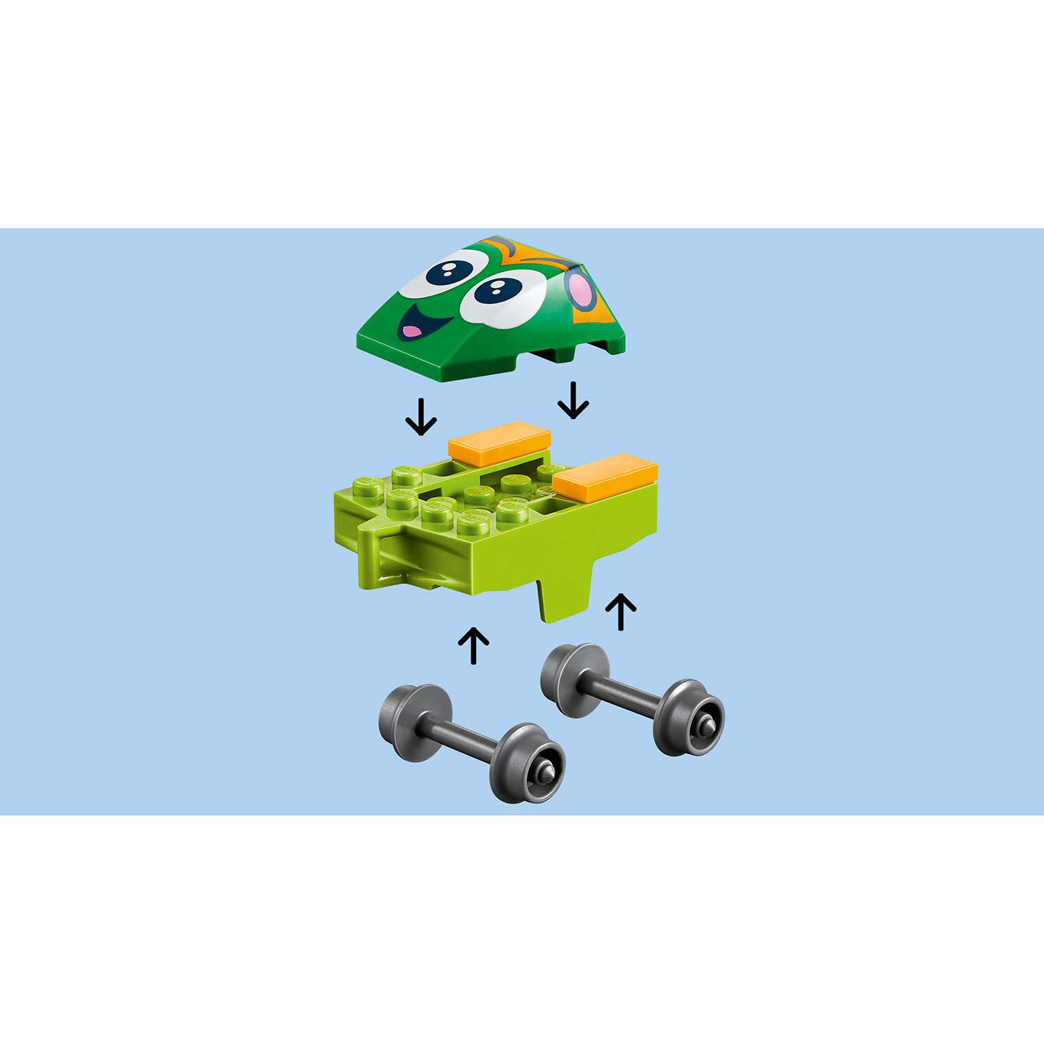 Конструктор LEGO 4+ Аттракцион Паровозик блочный - фото 9