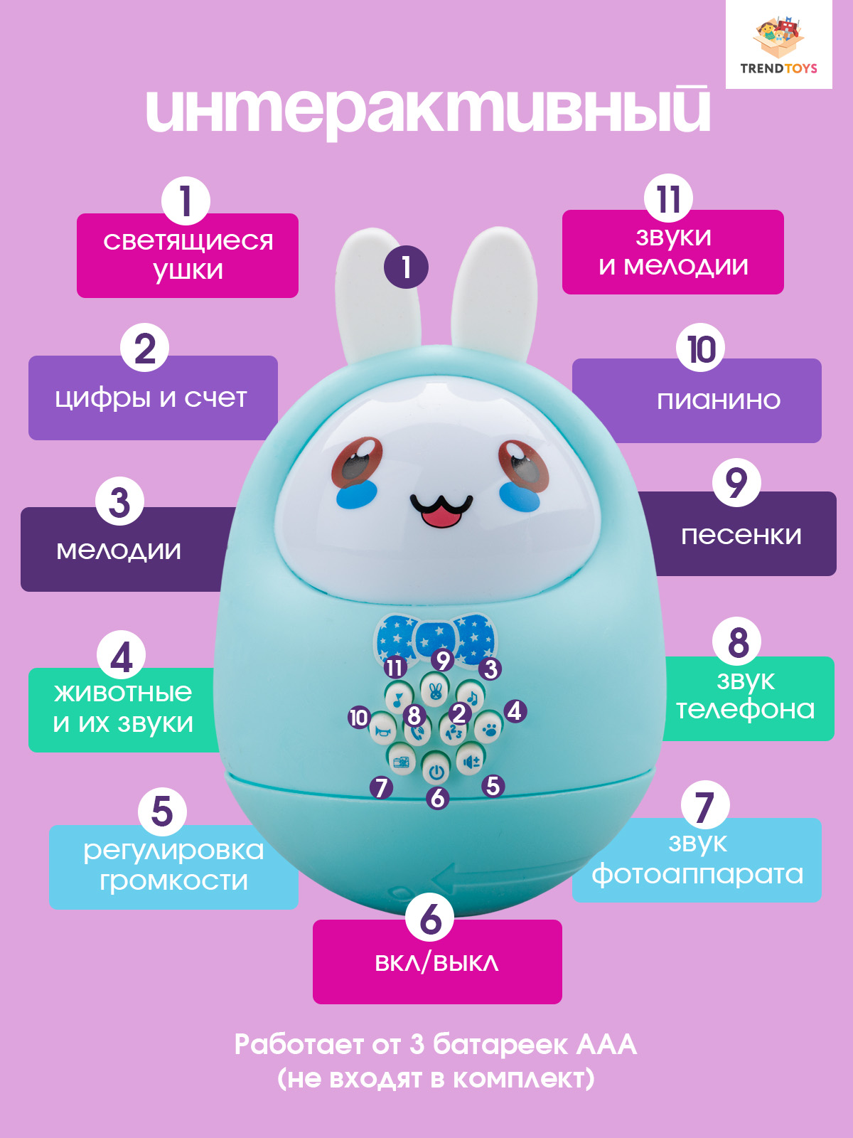 Игрушка TrendToys неваляшка - фото 2