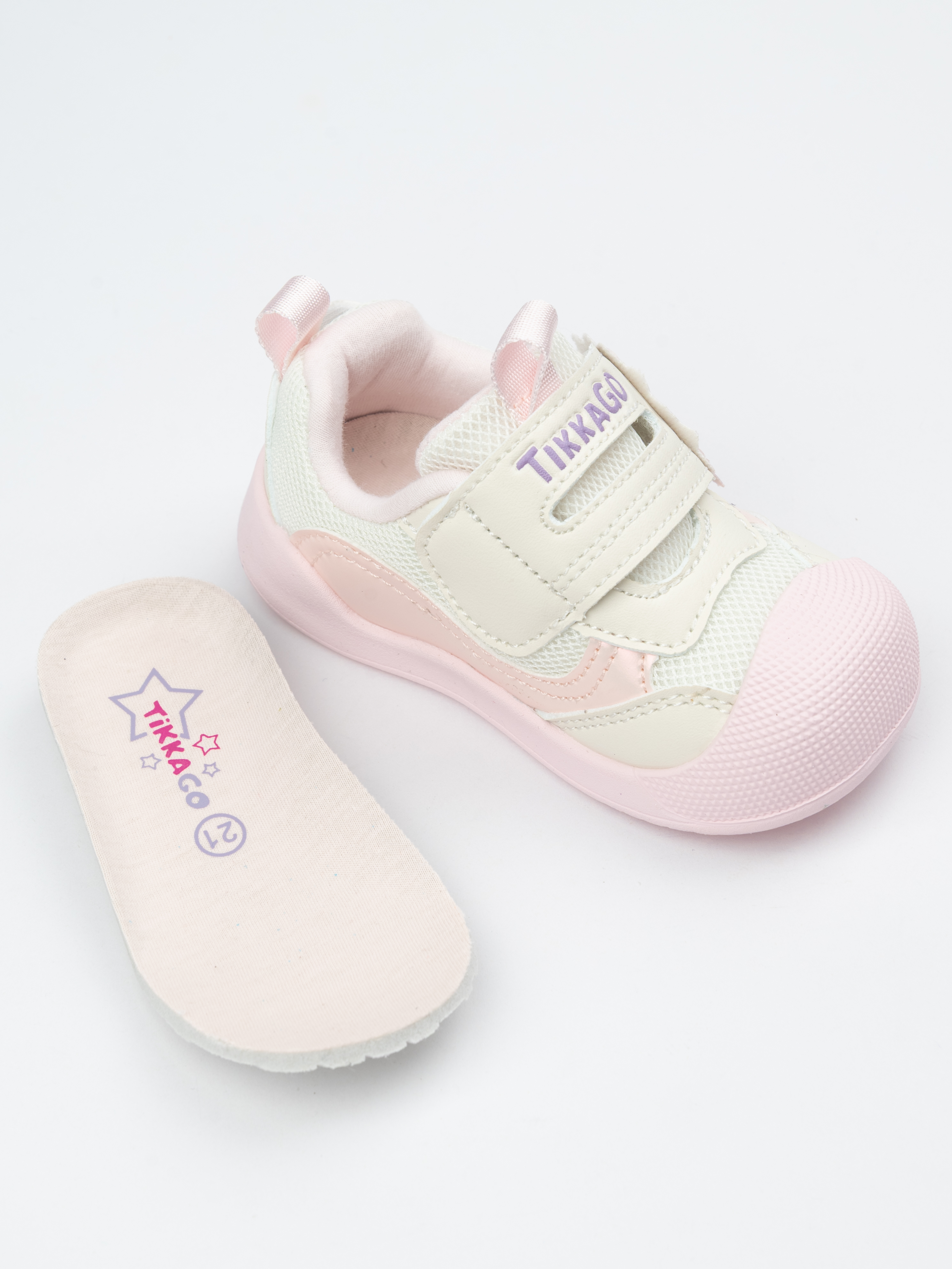 Кроссовки TikkaGo 2G09_23102_beige-pink - фото 8