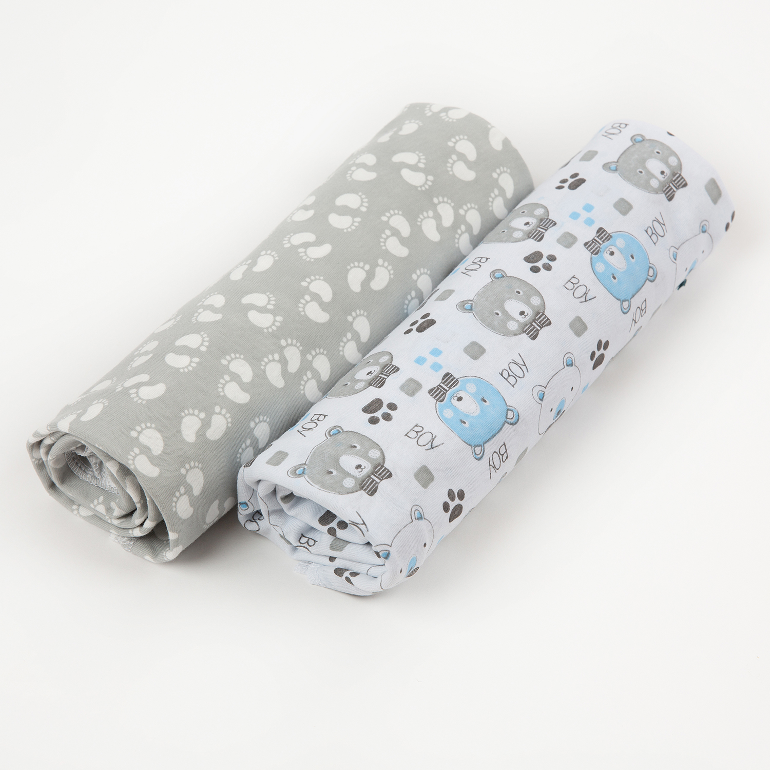 Пелёнка inlovery трикотаж 90х120 см 2 шт. - фото 1