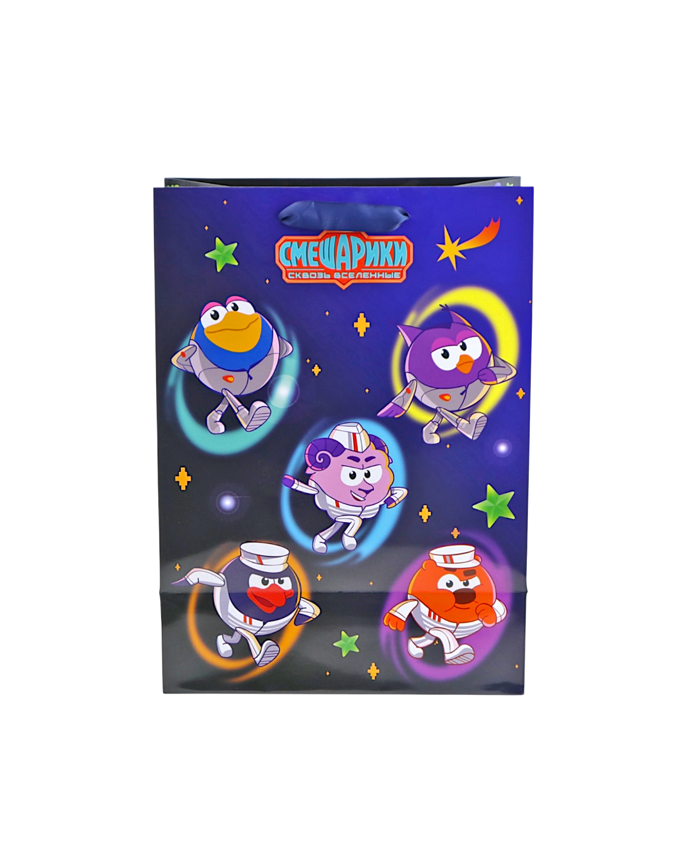 Пакет подарочный ND PLAY Смешарики 1 26*36*15см - фото 4