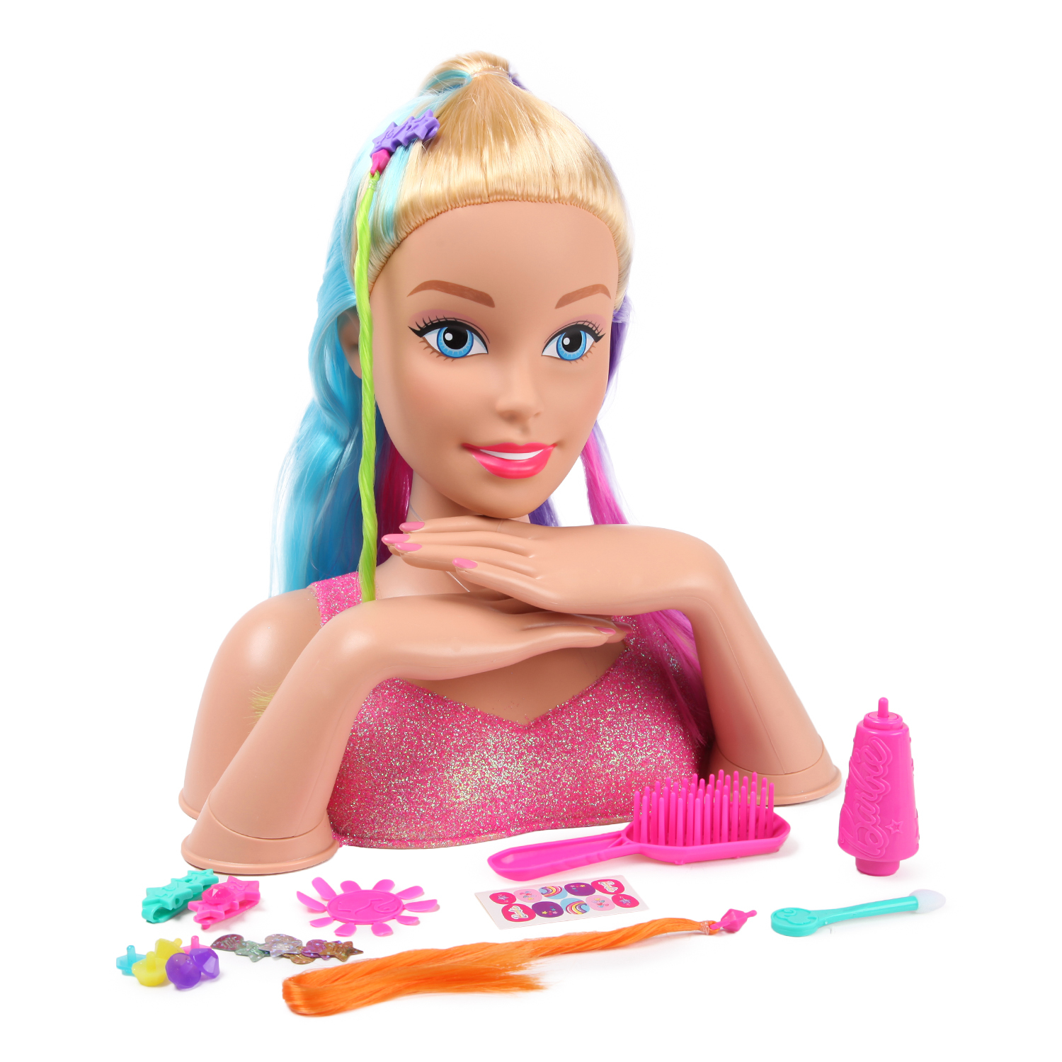 Игрушка Barbie торс для причесок Делюкс - фото 1