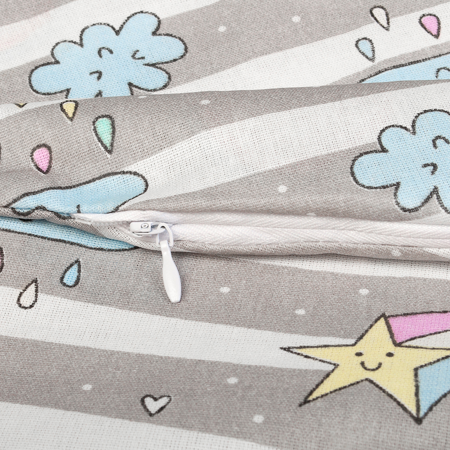 Наволочка Amarobaby Радуга на подушку для беременных - фото 5