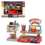 Игровой набор Abtoys продукты, прилавок, касса, тележки и корзинки