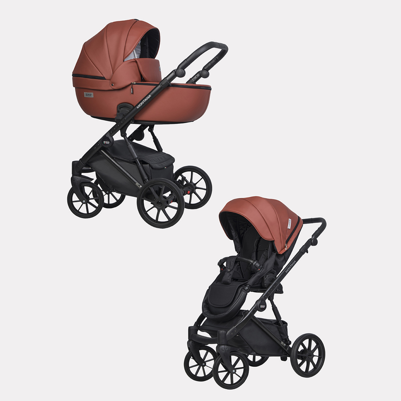 Коляска 2в1 Riko Basic Montana Ecco - фото 1