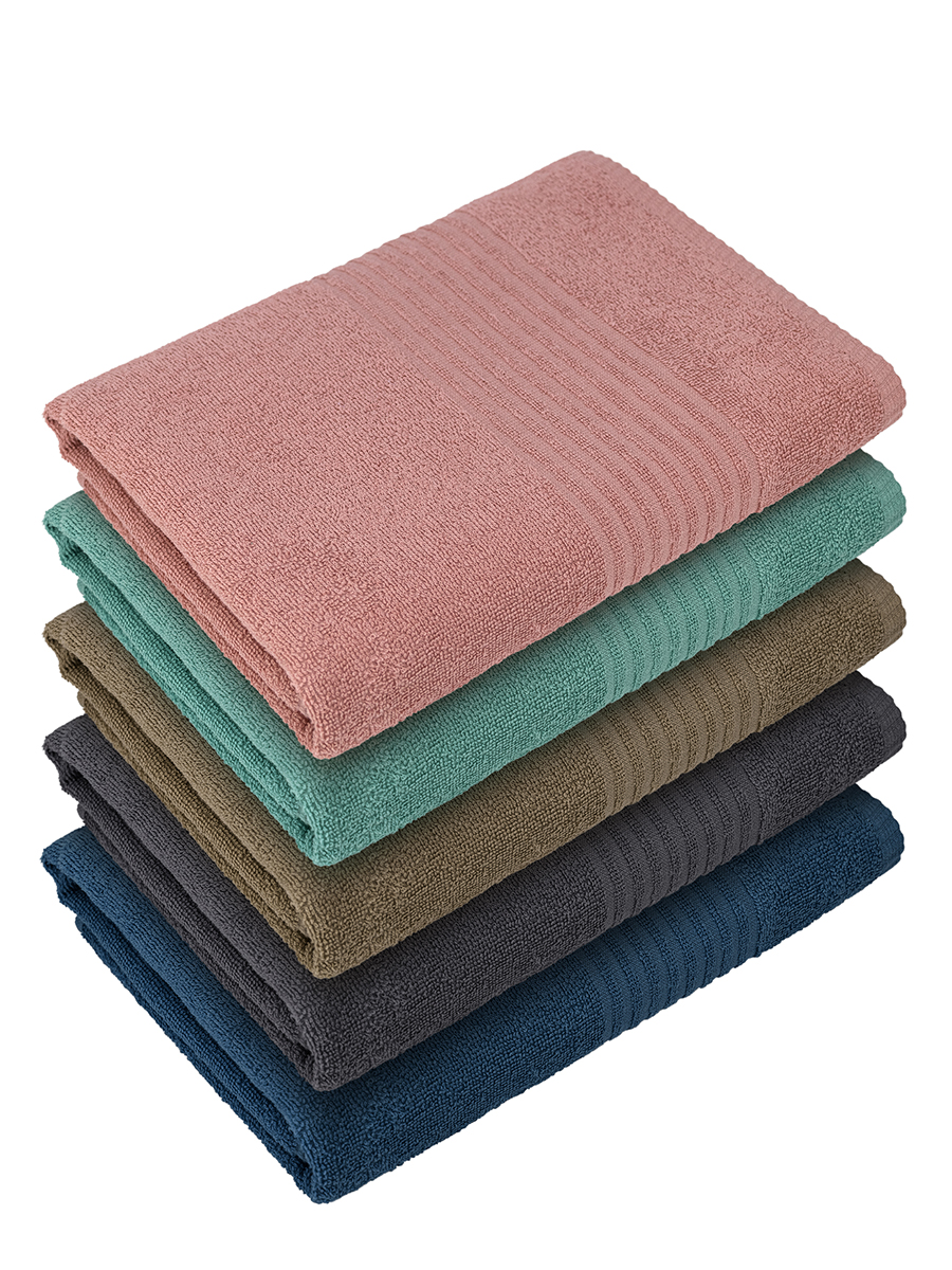 Полотенце BRAVO Волна коричневый 70 x 130 см - фото 6