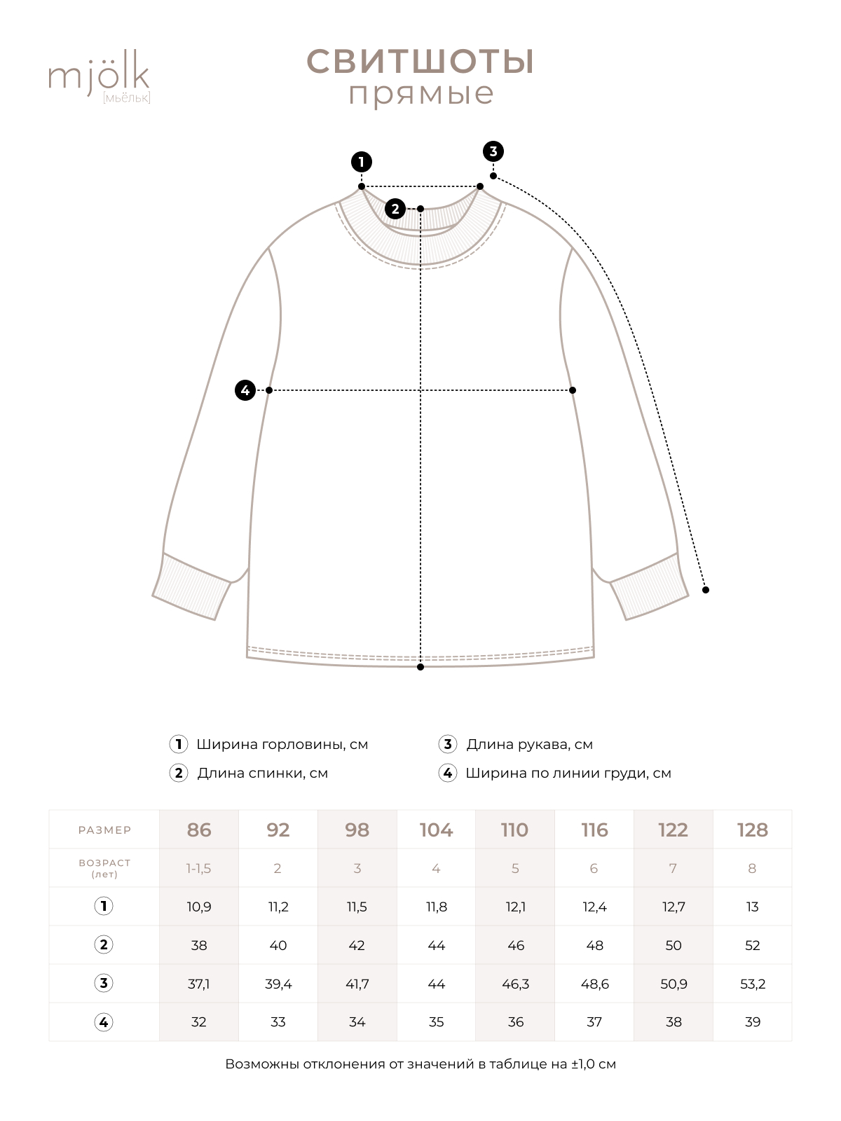 Свитшот Mjolk 3386533 - фото 3