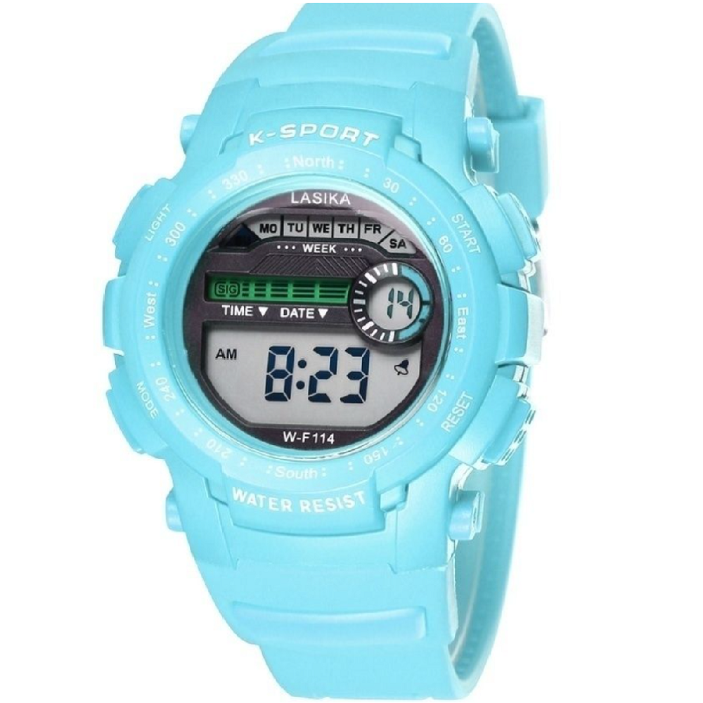 Cпортивные наручные часы Lasika W-F114-Lightskyblue - фото 1