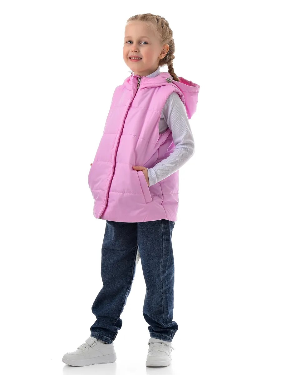 Жилет Rusland 925/св.розовый - фото 3