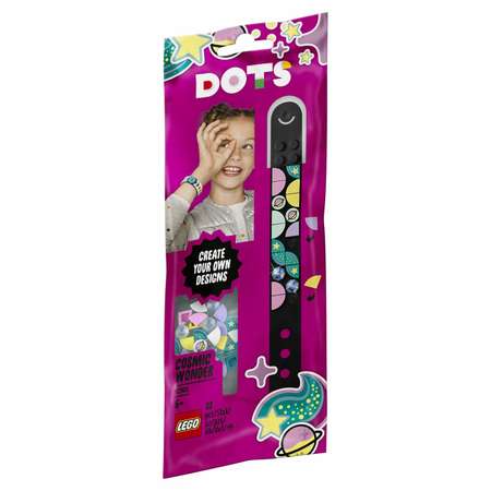 Конструктор LEGO DOTS Браслет Космические чудеса блочный