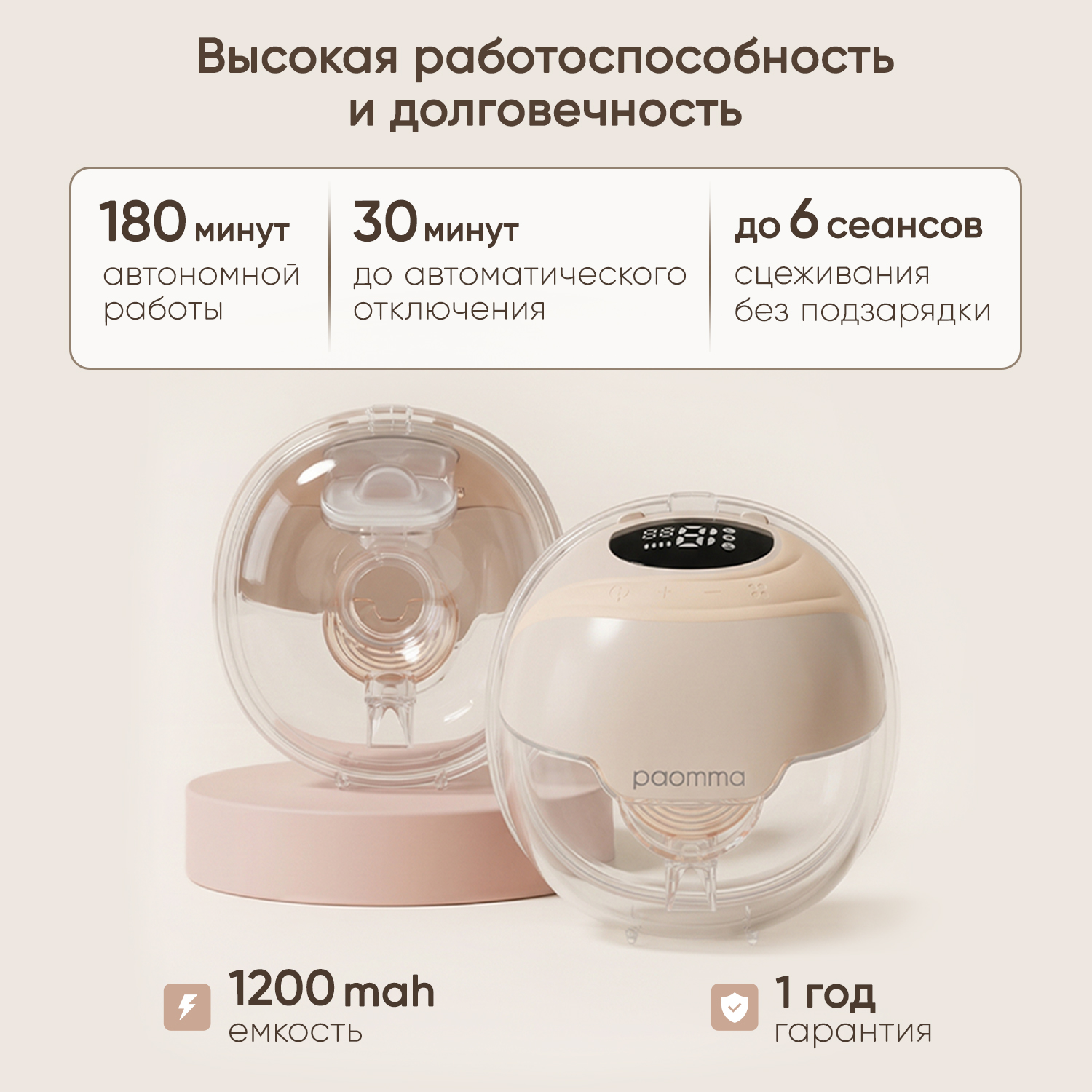 Молокоотсос электрический Paomma - фото 10