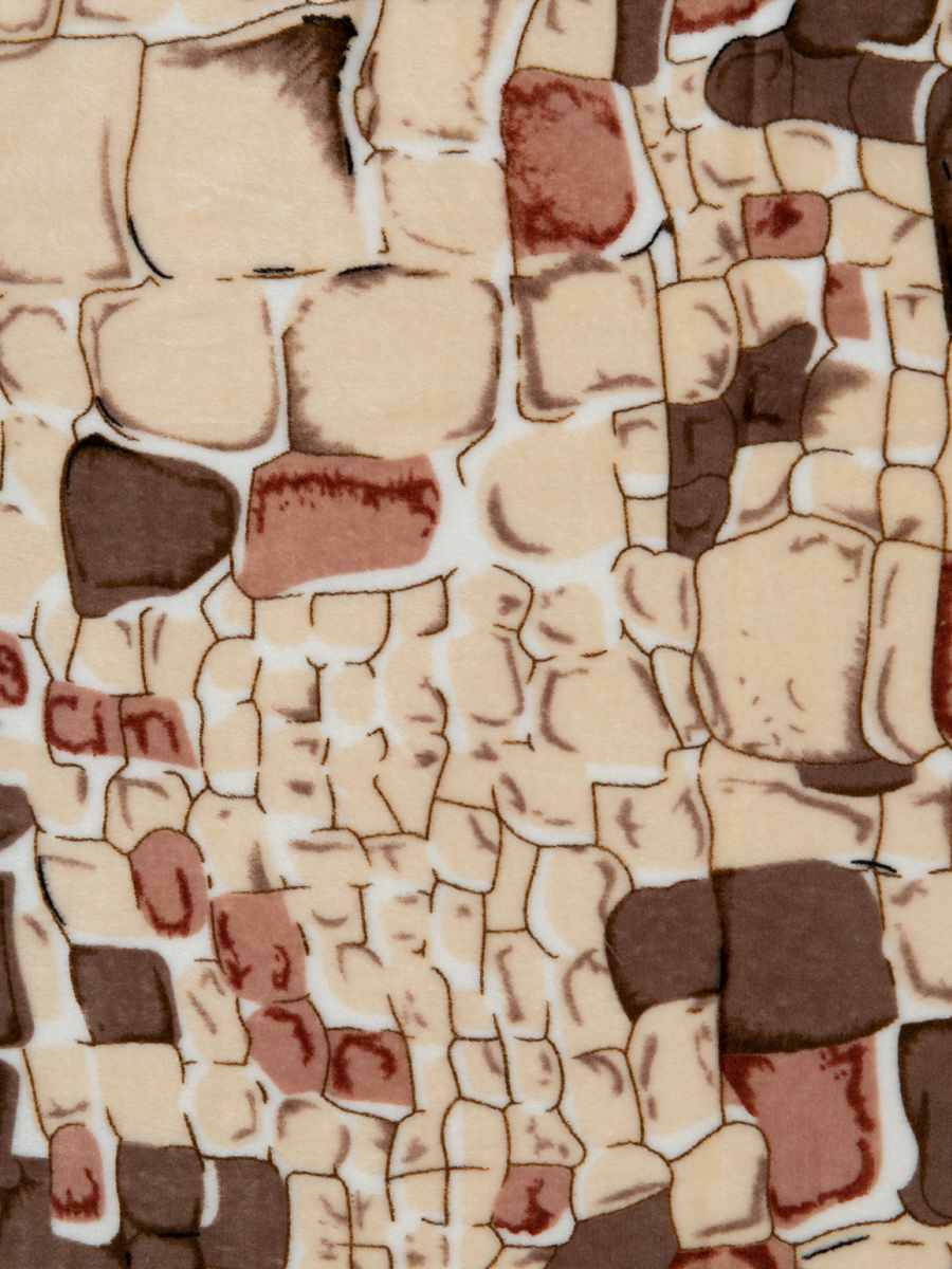 Плед TexRepublic Камешки 140 x 200 см велсофт - фото 10