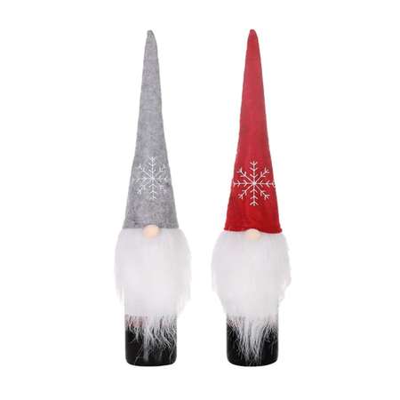 Набор новогодних чехлов ZDK Homium Merry Christmas 2шт для бутылок