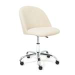Компьютерное кресло TETCHAIR флок молочный