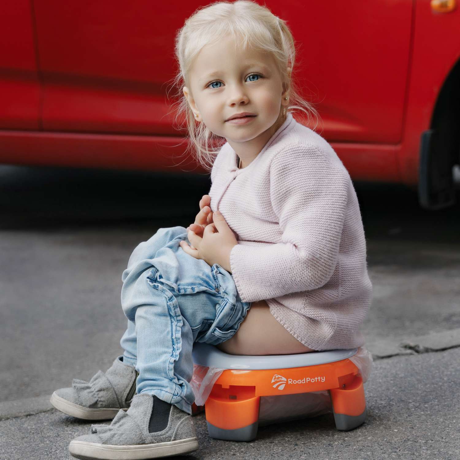 Горшок ROXY-KIDS RoadPotty дорожный Оранжевый HP-245R - фото 15