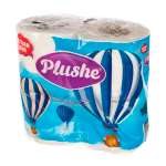 Туалетная бумага PLUSHE 4 шт.