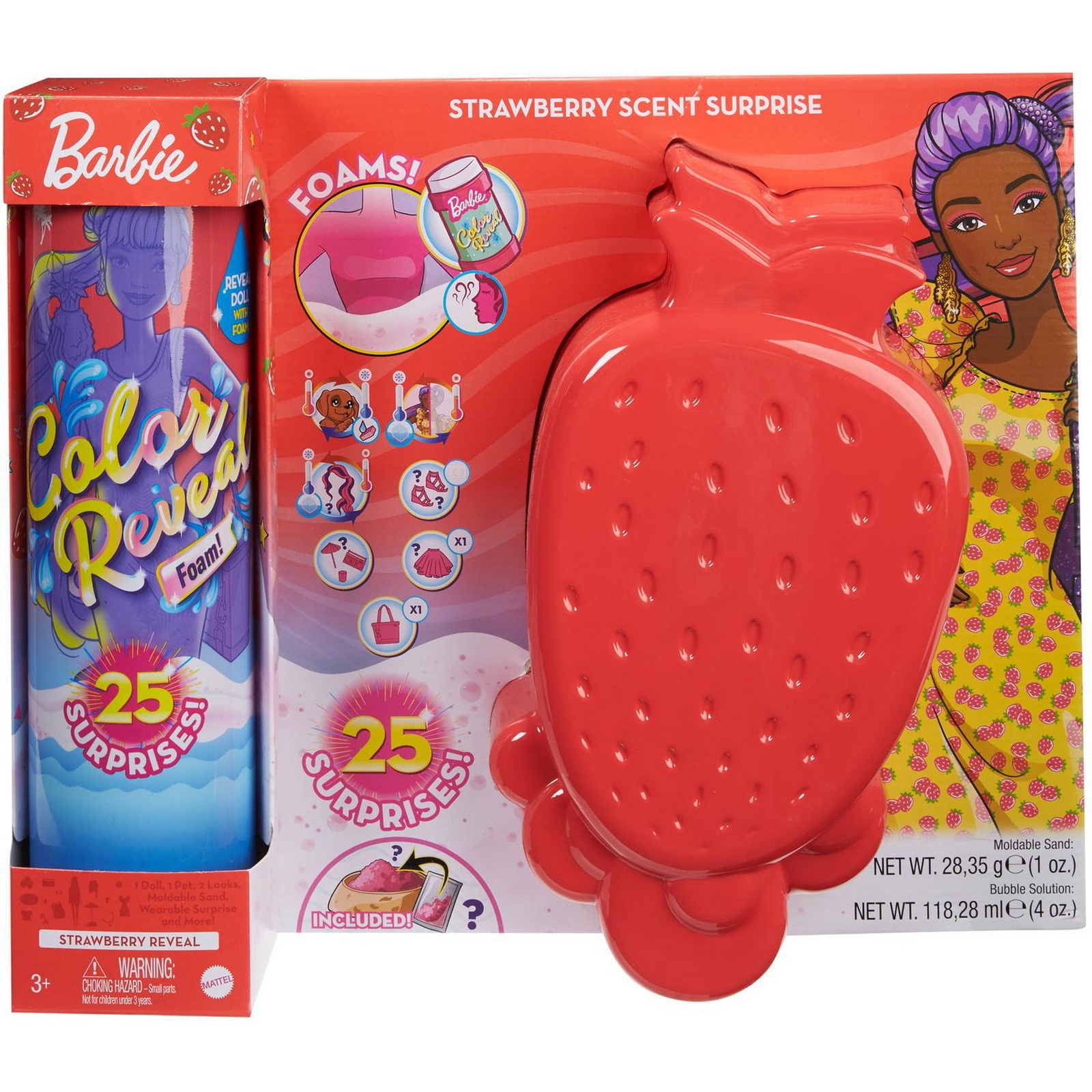 Изображение товара Игровой набор Barbie Клубничные трансформации с сюрпризами и аксессуарами