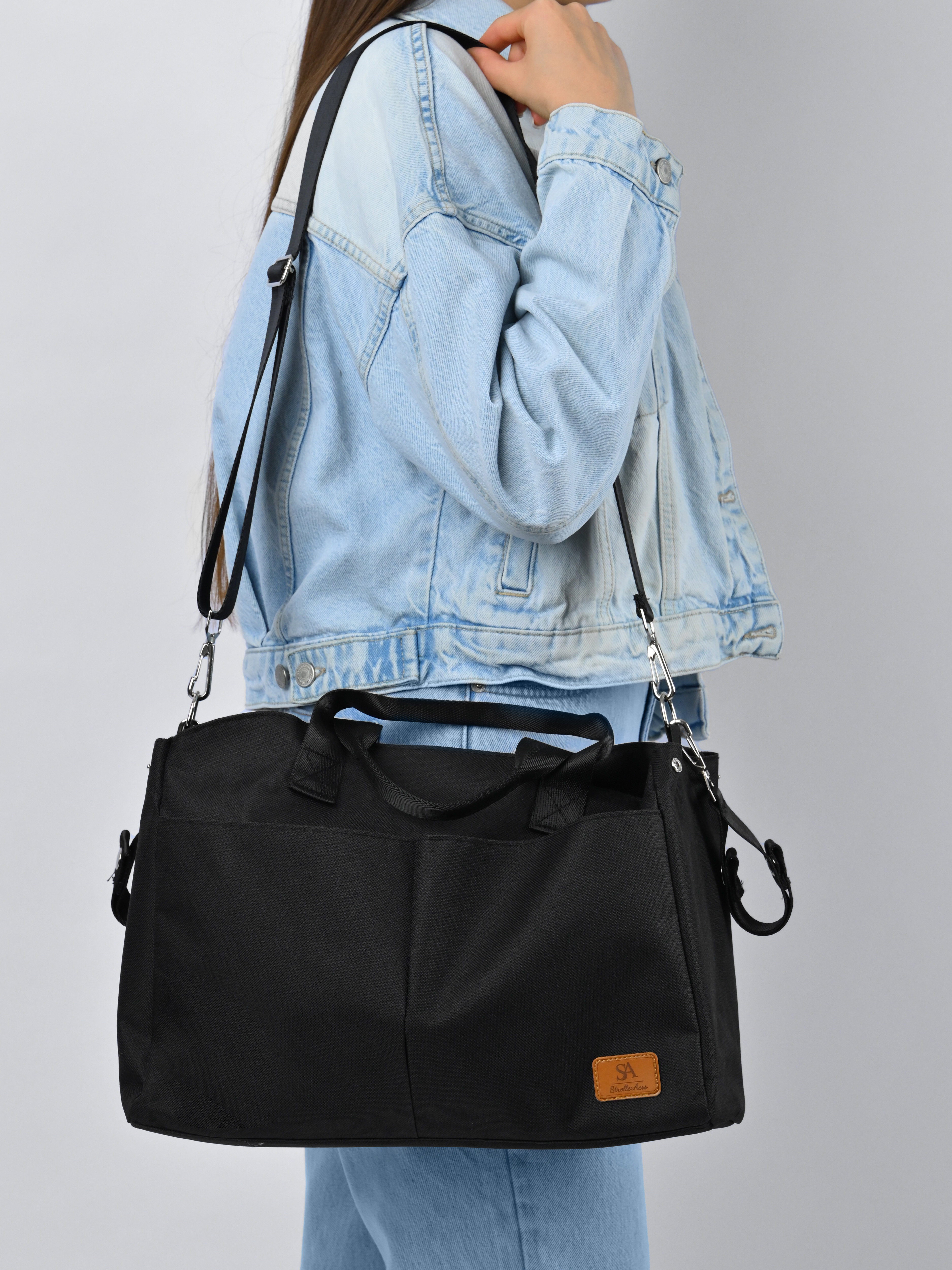 Сумка на ручку коляски StrollerAcss SA8/Черный - фото 15