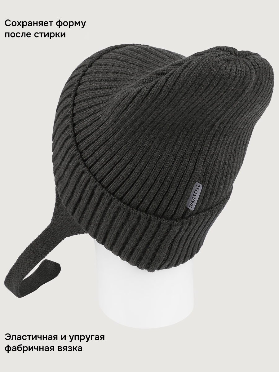 Шапка NIKASTYLE 11м21326 хаки - фото 5