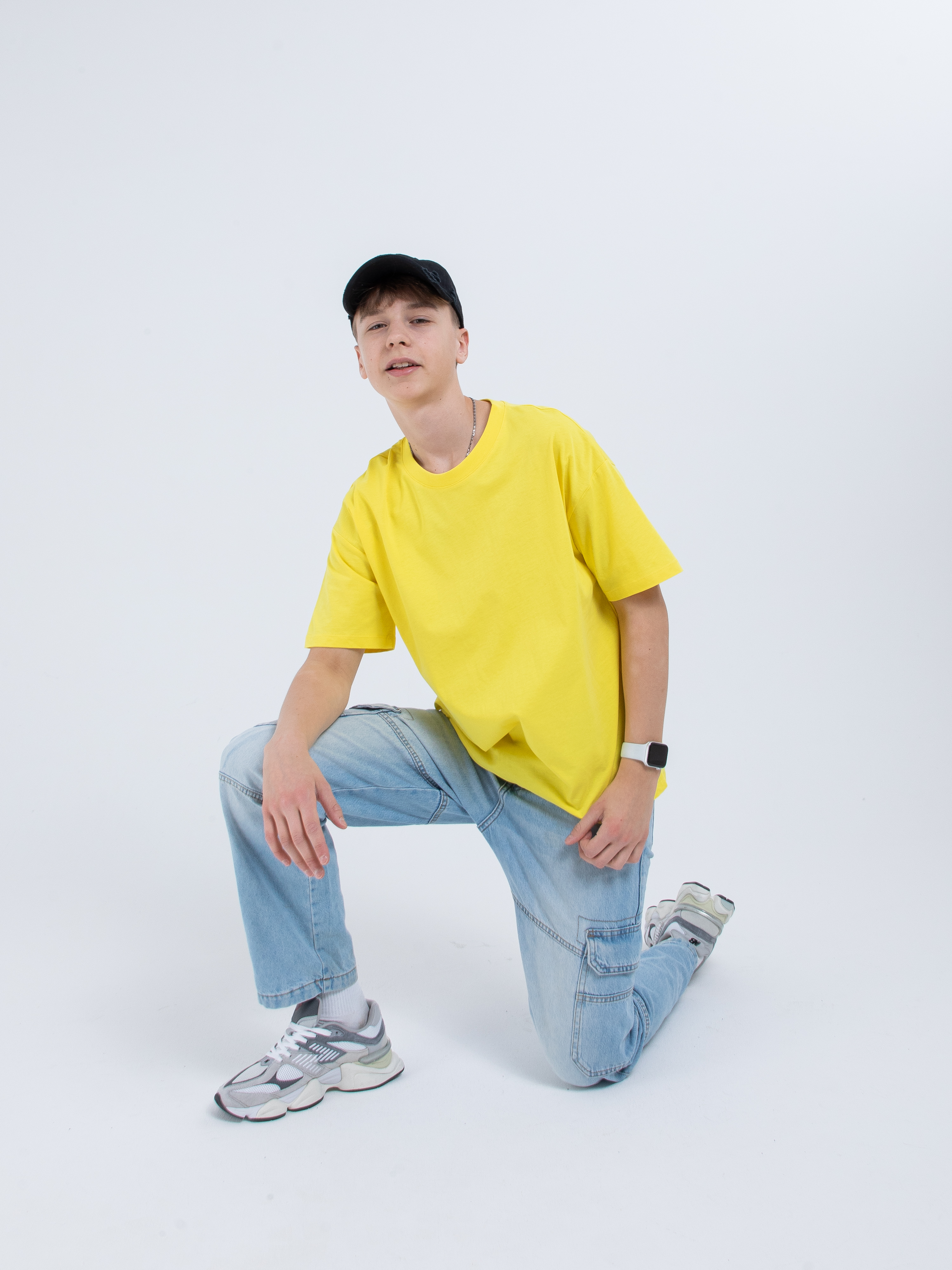 Футболка STELLA MODA 11601._светло-желтый - фото 10