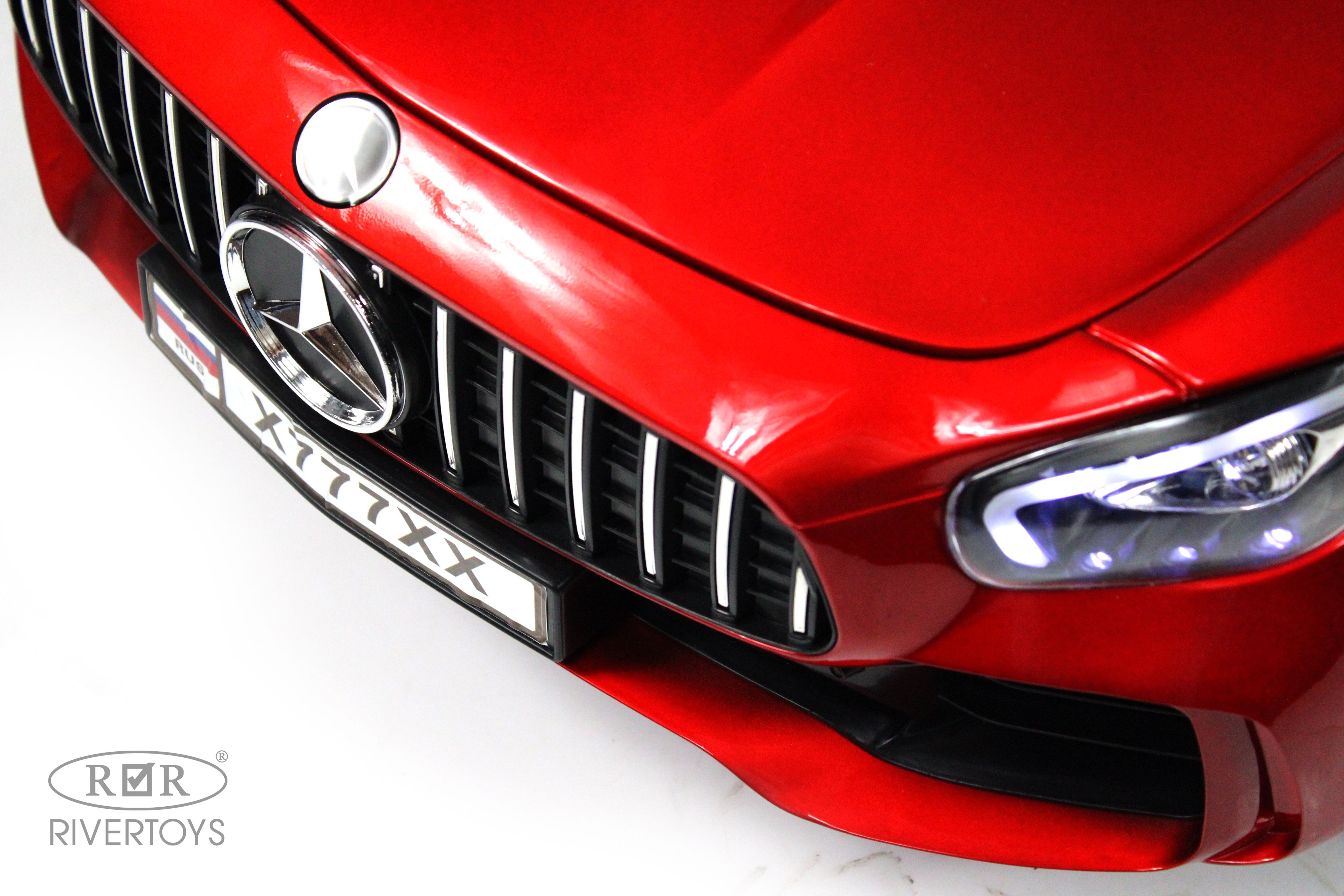 Электромобиль RIVERTOYS Mercedes X777XX-AMG-RED-GLANEC С пультом ДУ - фото 13