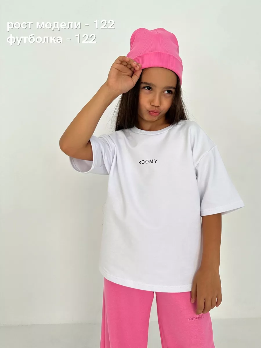 Футболка ROOMY ESSENCE OVERshirt/white - фото 4