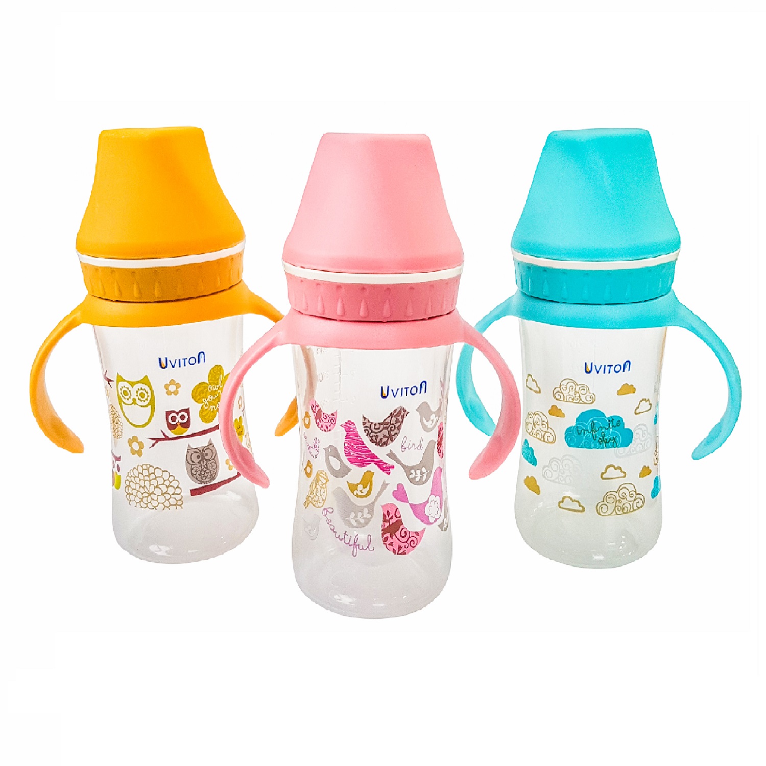 Бутылочка Uviton Anti-Colic 250 мл в ассортименте - фото 20
