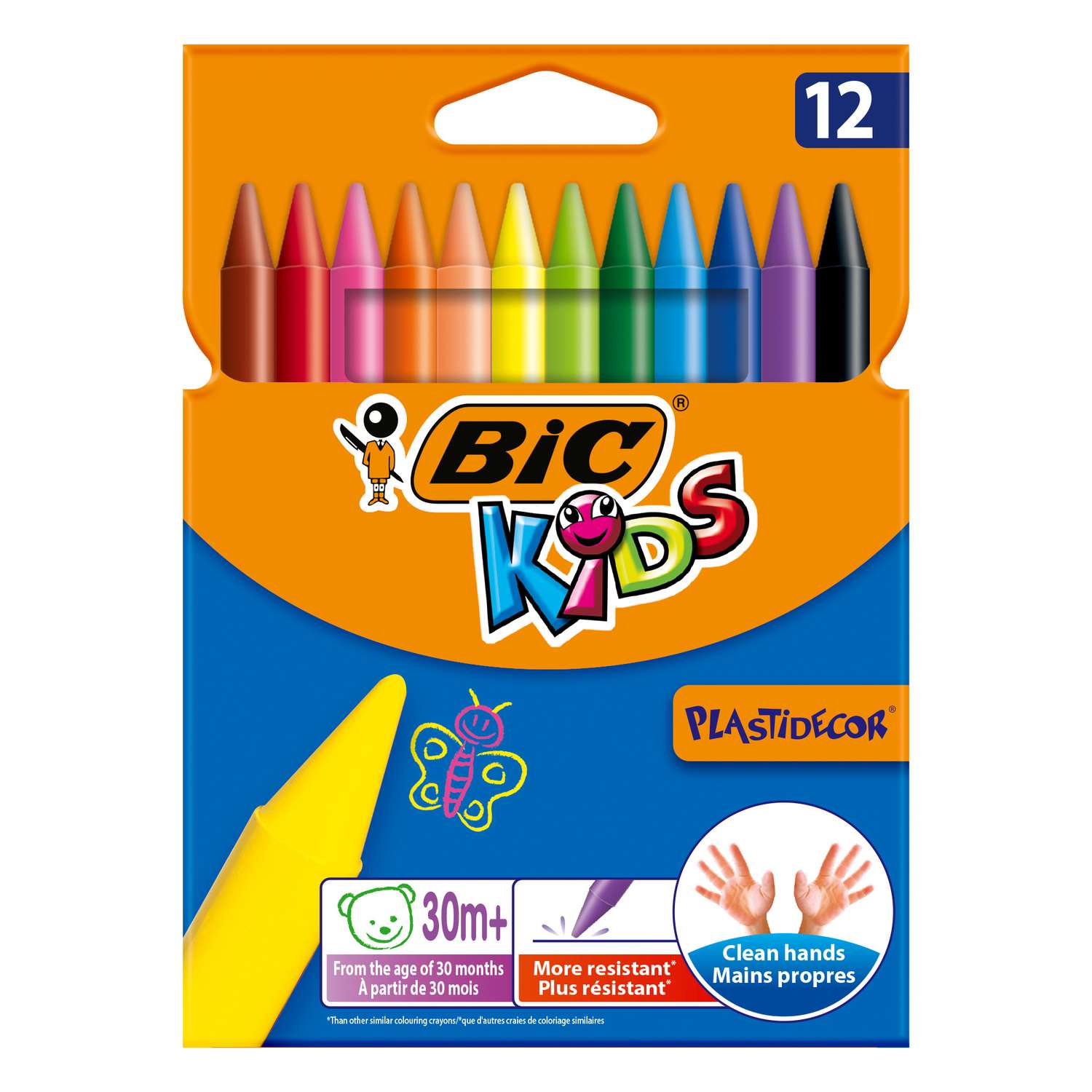 Восковые мелки BIC Kids 12 шт. - фото 2