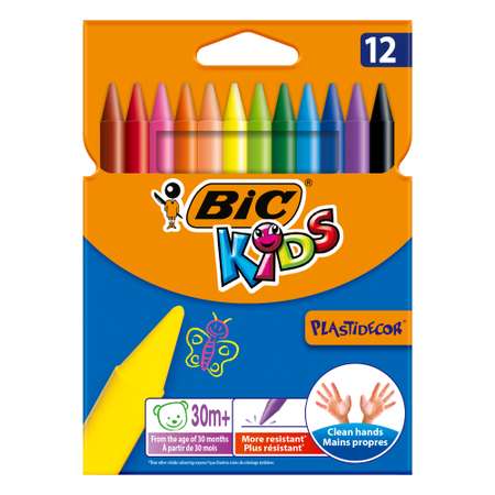 Восковые мелки BIC Kids 12 шт.