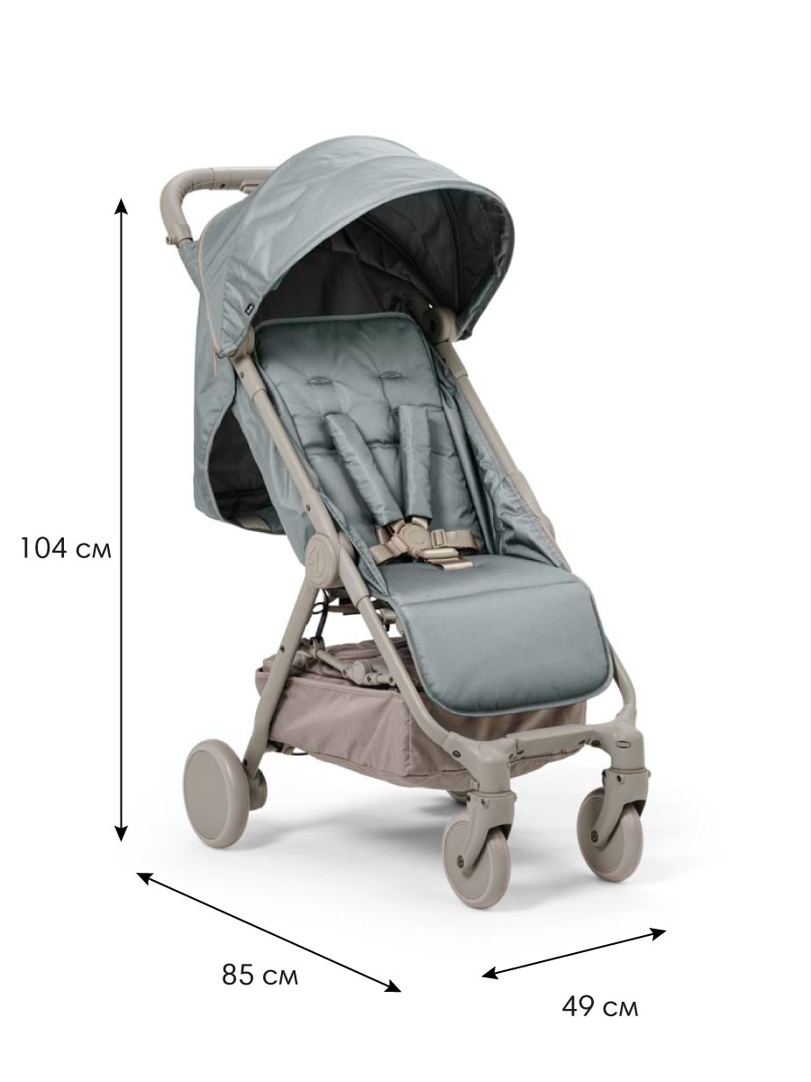 Коляска прогулочная Elodie Pebble Green Renew хаки - фото 7