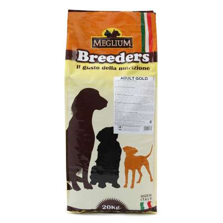Корм для собак Meglium Breeders Adult Gold 20кг